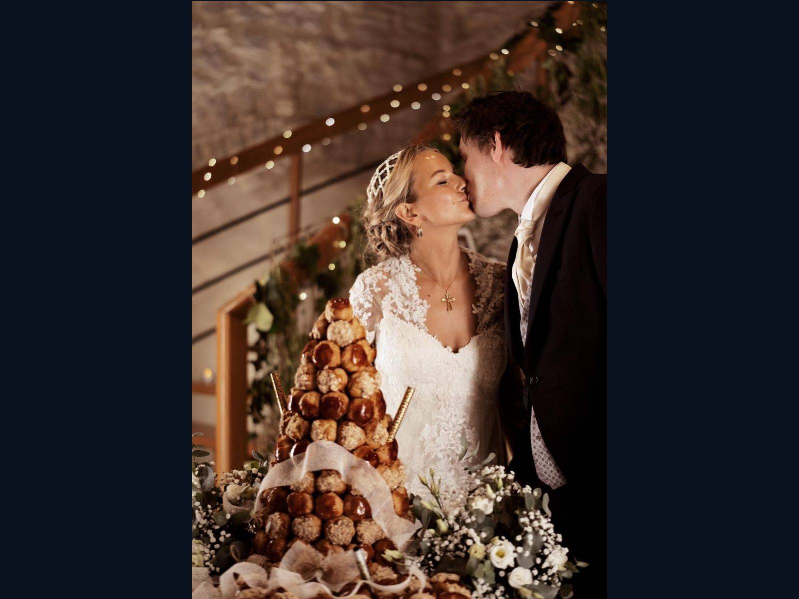 Pièce montée mariage pour Anne Catherine et Edouard pour leur mariage