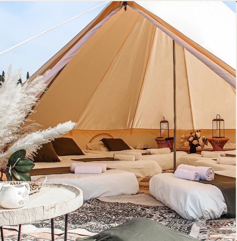 Location de tente tipi de détente prestige en Vaucluse