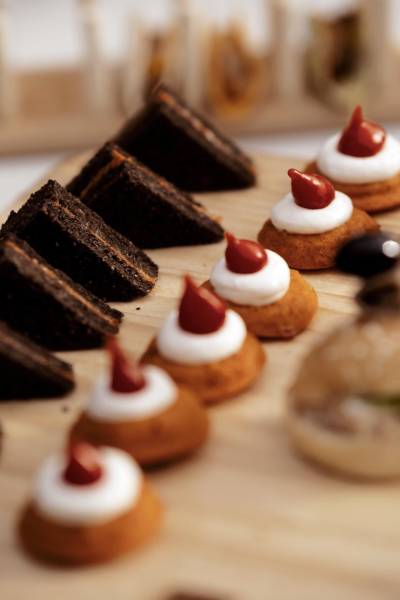 Traiteur végétarien haut de gamme : Pieces cocktail 